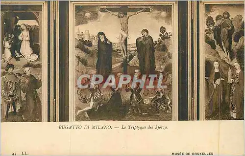 Cartes postales Bugatto di Milano le Triptyque des Sforza