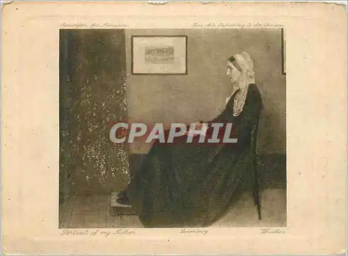 Cartes postales Portrait of my Mother Luxembourg Whistler