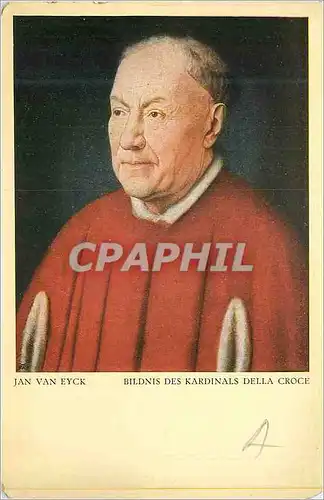 Cartes postales Jan Van Eyck Bildnis des Kardinals Della Croce Verleg Von Julius Bard in Wien