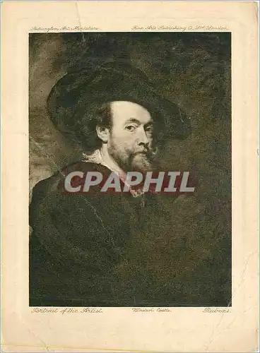 Cartes postales Sarlington Art Miniature Portrait of the Artist Rubens