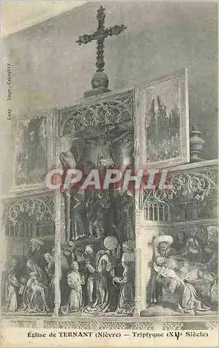 Cartes postales Eglise de Ternant (Nievre) Triptyque