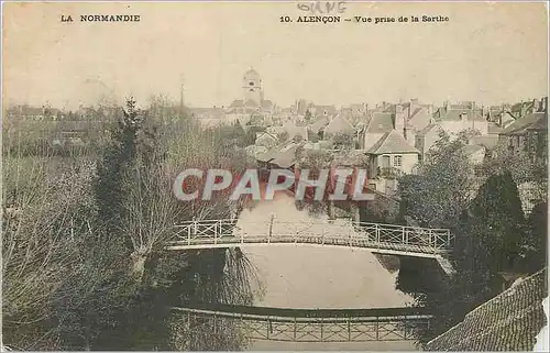 Cartes postales La Normandie Alencon Vue Prise de la Sarthe