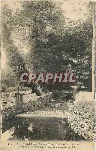 Cartes postales Bagnoles de L'Orne dans le Parc de l'Etablissement Thermal