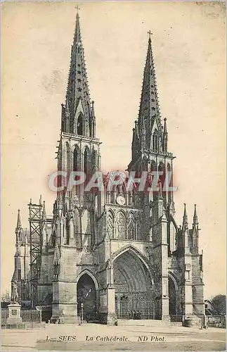 Cartes postales Sees La Cathedrale