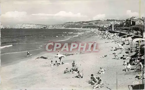 Cartes postales moderne Hendaye Frontiere Franco Espagnole La Plage