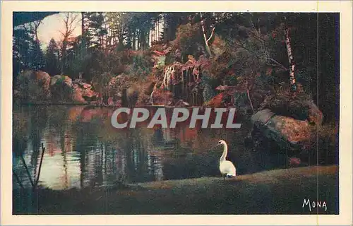 Cartes postales Les Petis Tableaux de Paris Au Bois de Boulogne la Cascade de Longchamp (Waterfall)