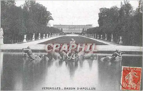 Cartes postales Versailles Bassin d'Apollon