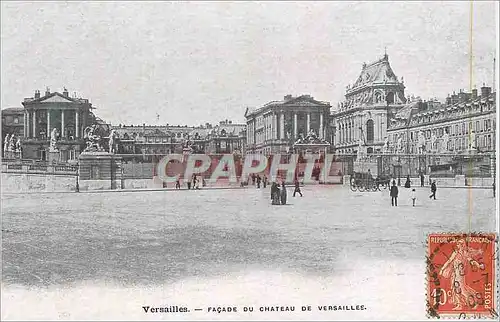 Ansichtskarte AK Versailles Facade du Chateau de Versailles