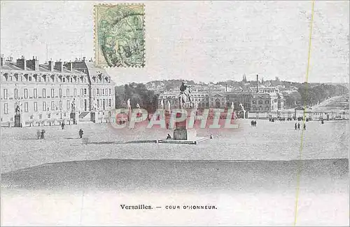 Cartes postales Versailles Cour d'Honneur