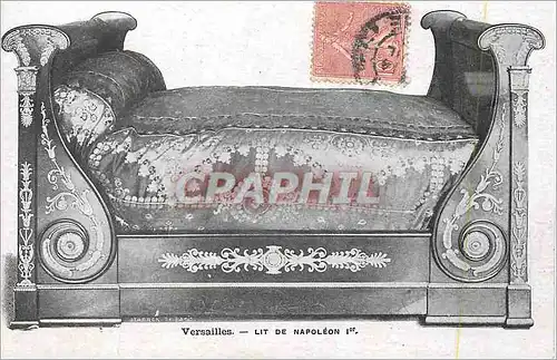 Cartes postales Versailles Lit de Napoleon 1er