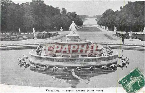 Cartes postales Versailles Bassin Latone (Tapis Vert)