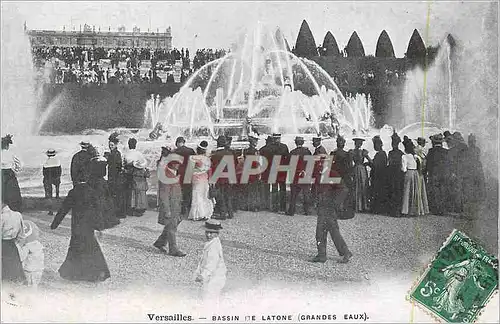 Ansichtskarte AK Versailles Bassin de Latone (Grandes Eaux)