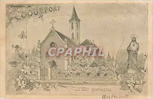 Cartes postales Roquefort Le Petit Montmartre Sebastien Laugier