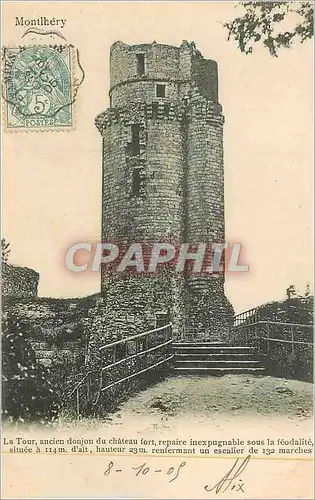 Cartes postales Montlhery La tour Ancien Donjon du Chateau Fort Repaire Inexpugnagle sous La Feodalite