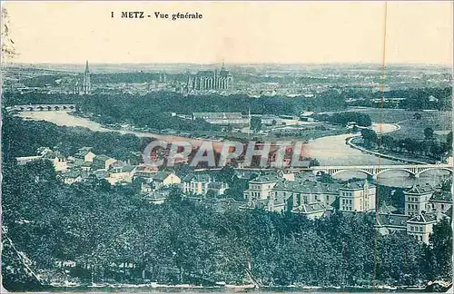 Cartes postales Metz Vue Generale