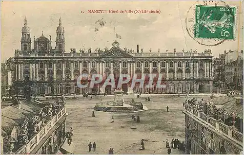 Cartes postales Nancy Hotel de Ville (XVIIIe Siecle)