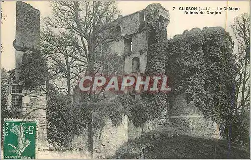 Ansichtskarte AK Clisson (Loire Inf) Chateau Ruines du Donjon