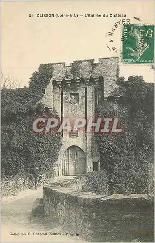 Cartes postales Clisson (Loire Inf) L'Entree du Chateau