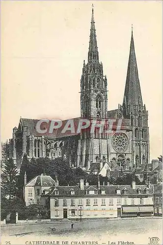 Ansichtskarte AK Cathedrale de Chartres Les Fleches