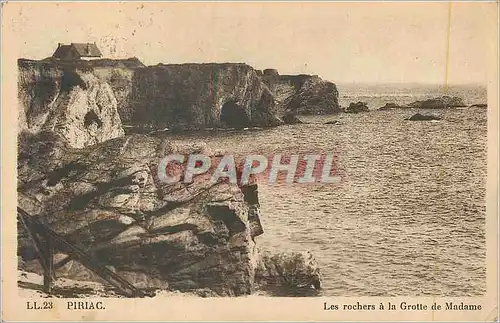 Cartes postales Piriac Les Rochers a la Grotte de Madame