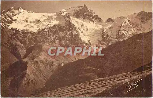 Cartes postales Hotel de la Meije La Grave Le Massif de la Meije