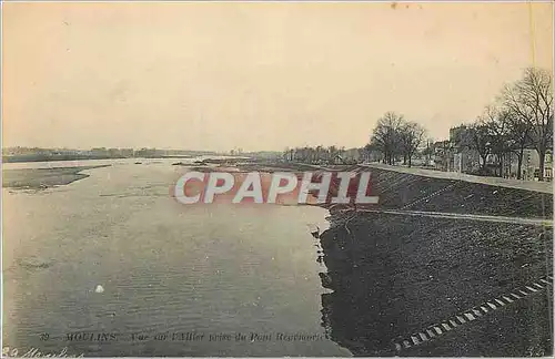 Cartes postales Moulins Vue sur L'Allier Pris du Pont
