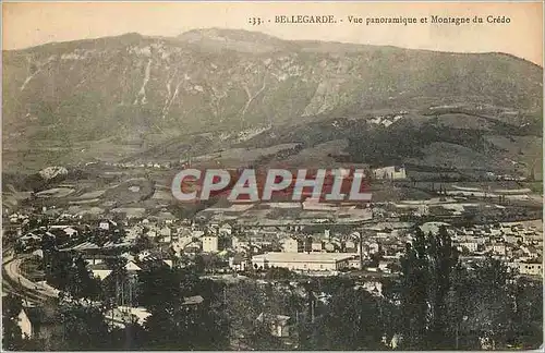 Cartes postales Bellegarde Vue Panoramique et Montagne du Credo