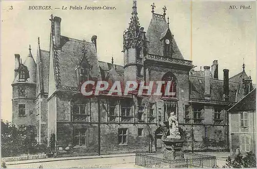 Cartes postales Bourges Palais Jacques Coeur