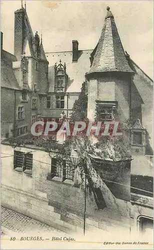 Ansichtskarte AK Bourges Hotel Cujas