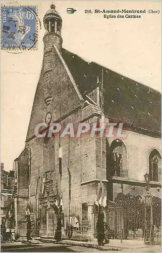 Ansichtskarte AK St Amand Montrond (Cher) Eglise des Carmes