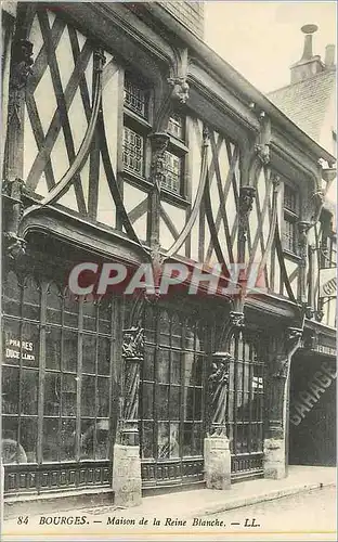 Ansichtskarte AK Bourges Maison de la Reine Blanche