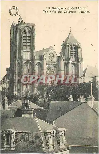 Ansichtskarte AK Bourges La Cathedrale Vue Prise des Nouvelles Galeries