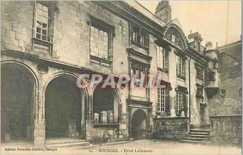 Ansichtskarte AK Bourges Hotel Lallemant