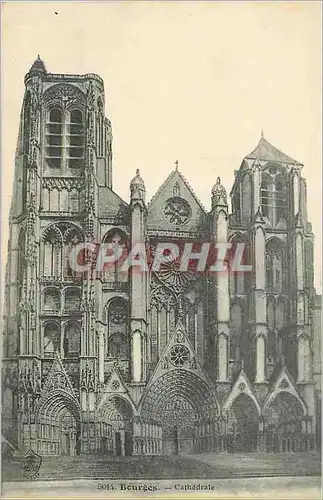 Cartes postales Bourges Cathedrale