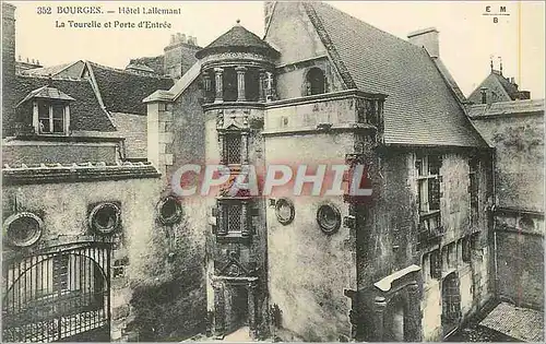 Ansichtskarte AK Bourges Hotel Lallemant Tourelle et Perte d'Entree