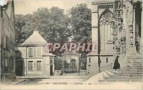 Cartes postales Chartres Eveche