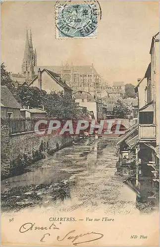 Cartes postales Chartres Vue sur L'Eure