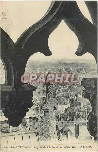 Cartes postales Chartres Vues Prise du Clocher de la Cathedrale