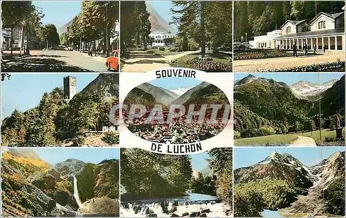 Moderne Karte Souvenir de Luchon