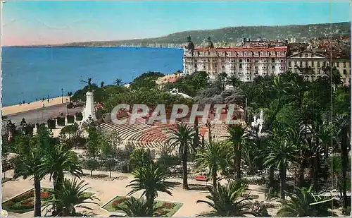 Moderne Karte La Cote d'Azur Nice Le Jardin ALbert Ier et le Theatre de Verdure