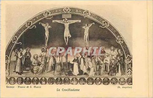 Cartes postales Firenze Museo di Marco La Crocifissione B Augelico