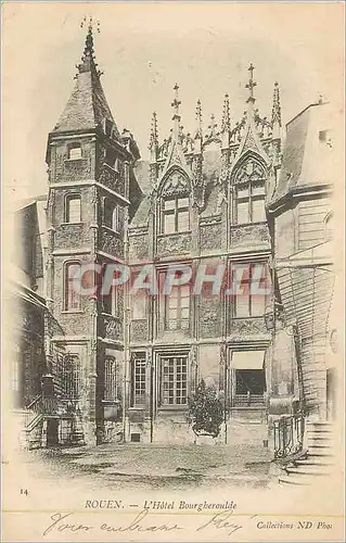 Cartes postales Rouen L'Hotel Bourgberoulde