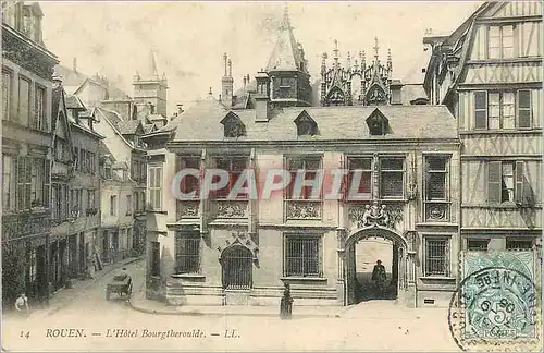 Cartes postales Rouen l'Hotel Bourgtheroulde