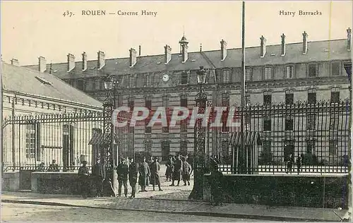 Cartes postales Rouen Caserne Hatry Hatry Barracks Militaria