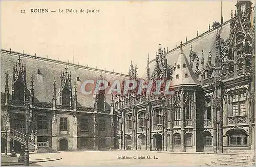 Cartes postales Rouen Le Palais de Justice