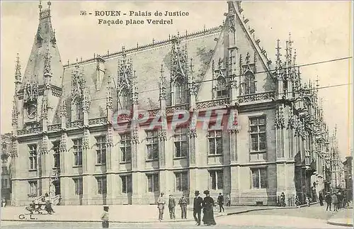 Cartes postales Rouen Le Palais de Justice