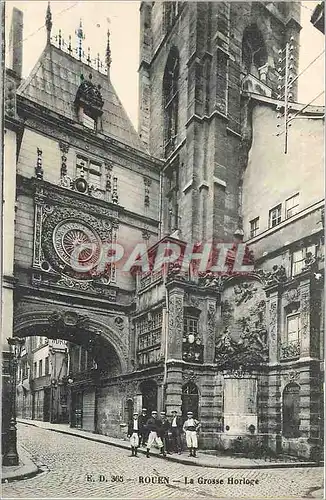 Cartes postales Rouen La Grosse Horloge