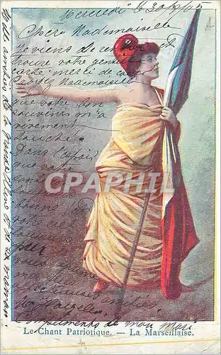 Cartes postales Le Chant Patriotique La Marseillaise