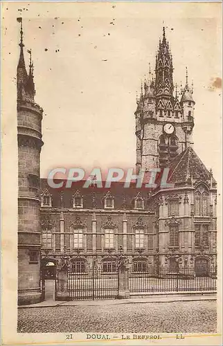 Cartes postales Douai Le Beffroi
