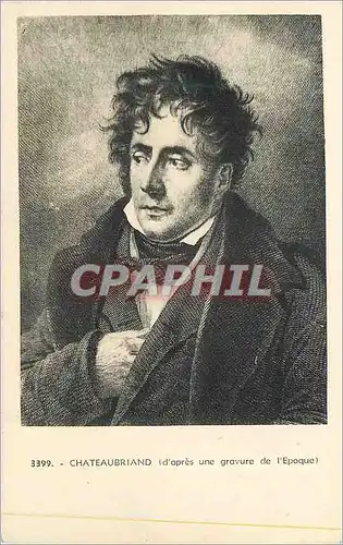 Cartes postales Chateaubriand (d'Apres une Gravure de l'Epoque)